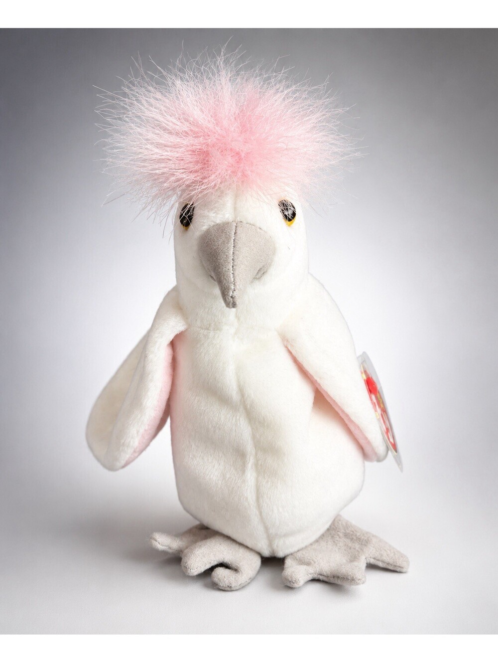 NWT Ty 1998 KuKu The Cockatoo Beanie Baby #4192, 6x6.5” FREE SHIPPING